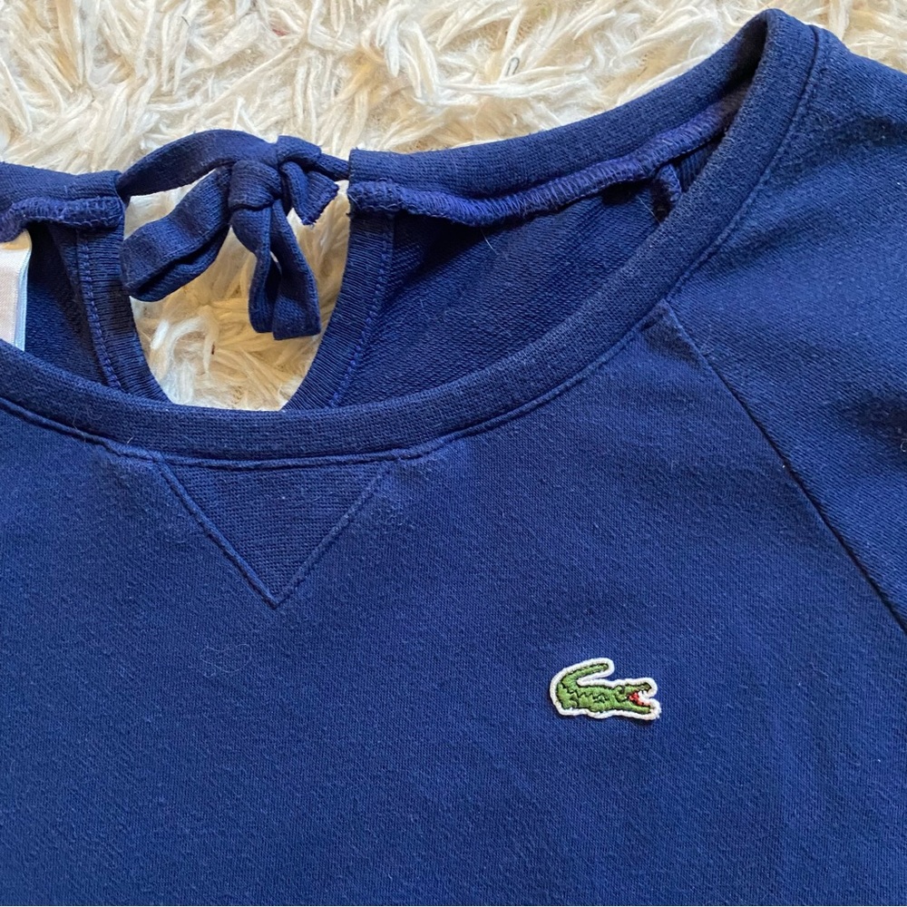 LACOSTE Sweatshirt Dress size 36 - Picture 2 of 8